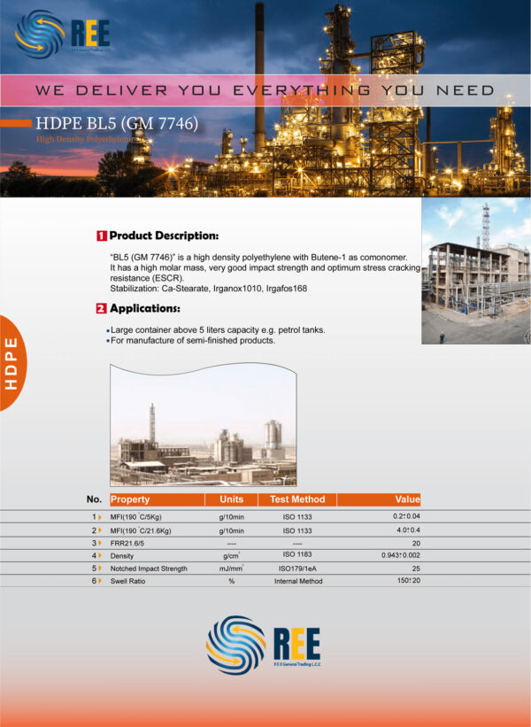 HDPE BL5 (GM 7746) - Image 2